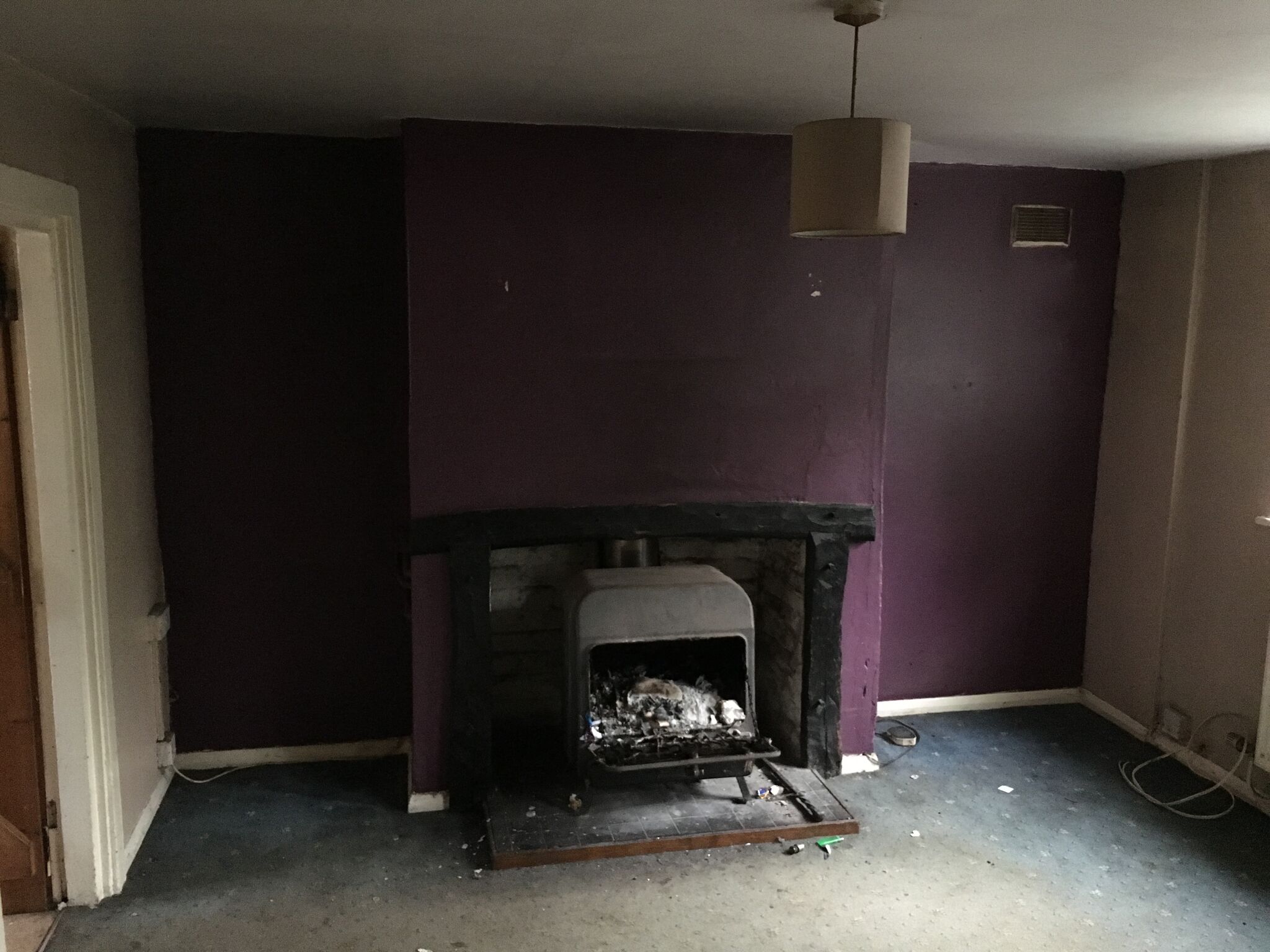 Old cottage fire place