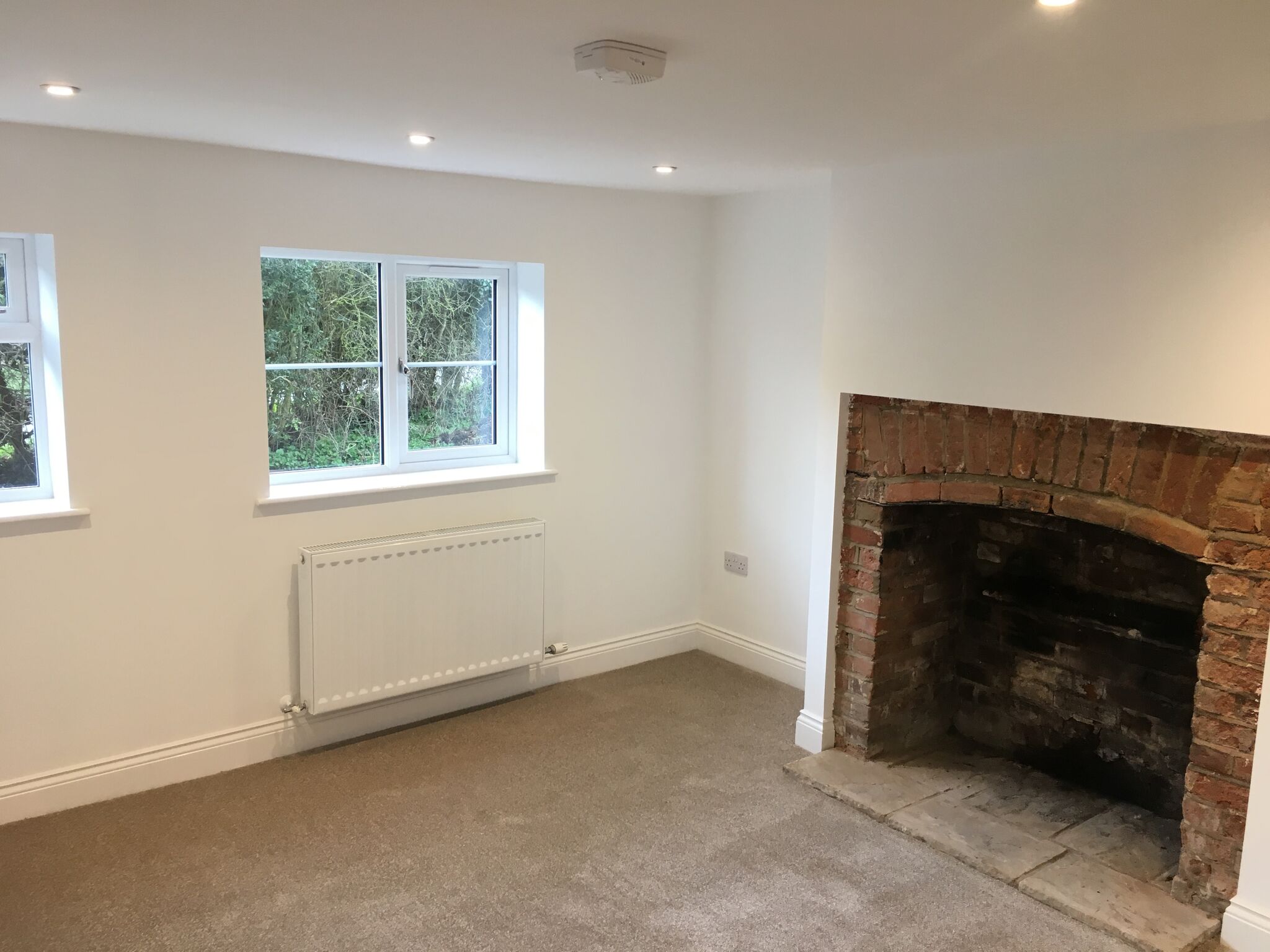 New cottage fire place