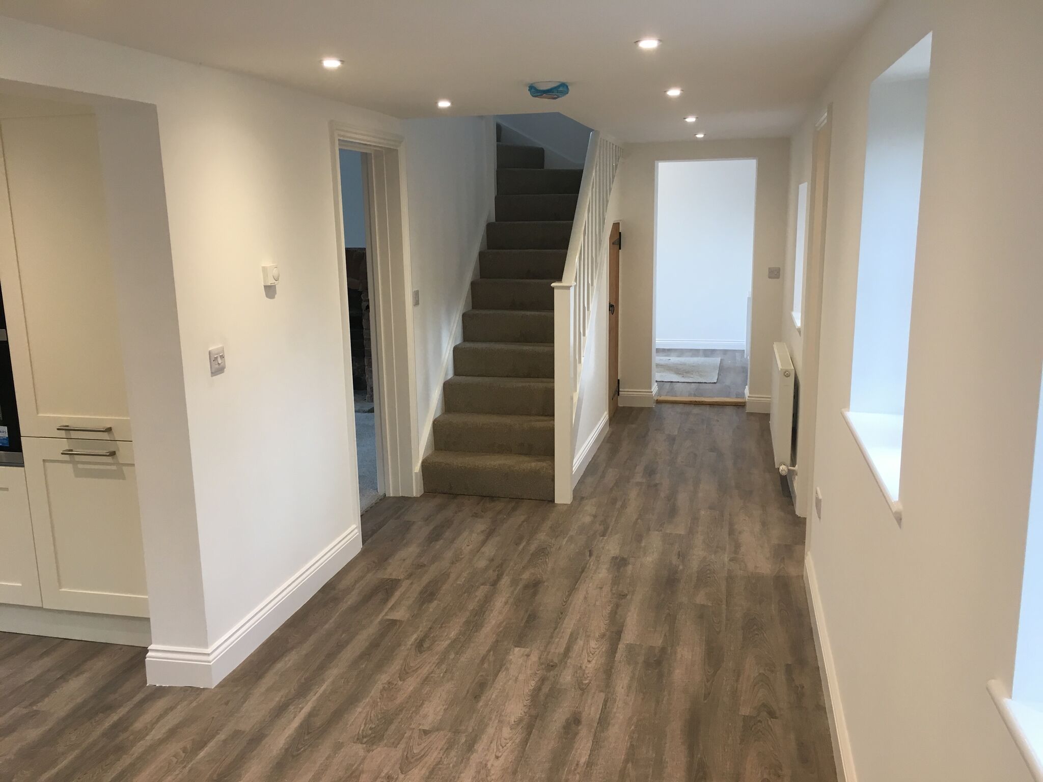 New cottage hallway