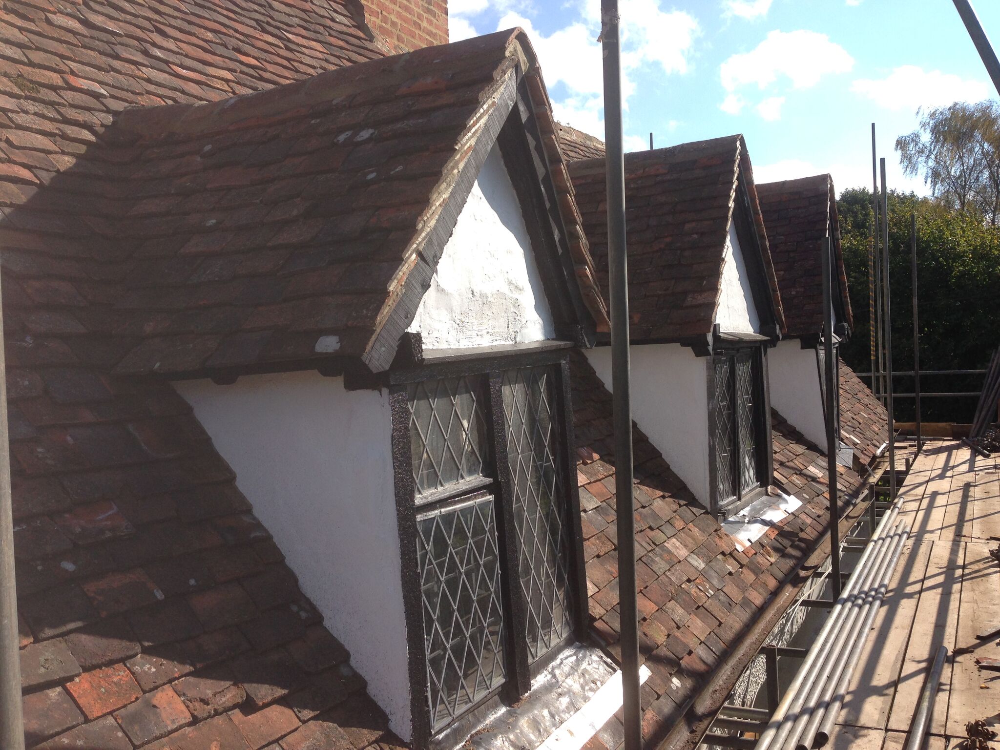 Finished roof