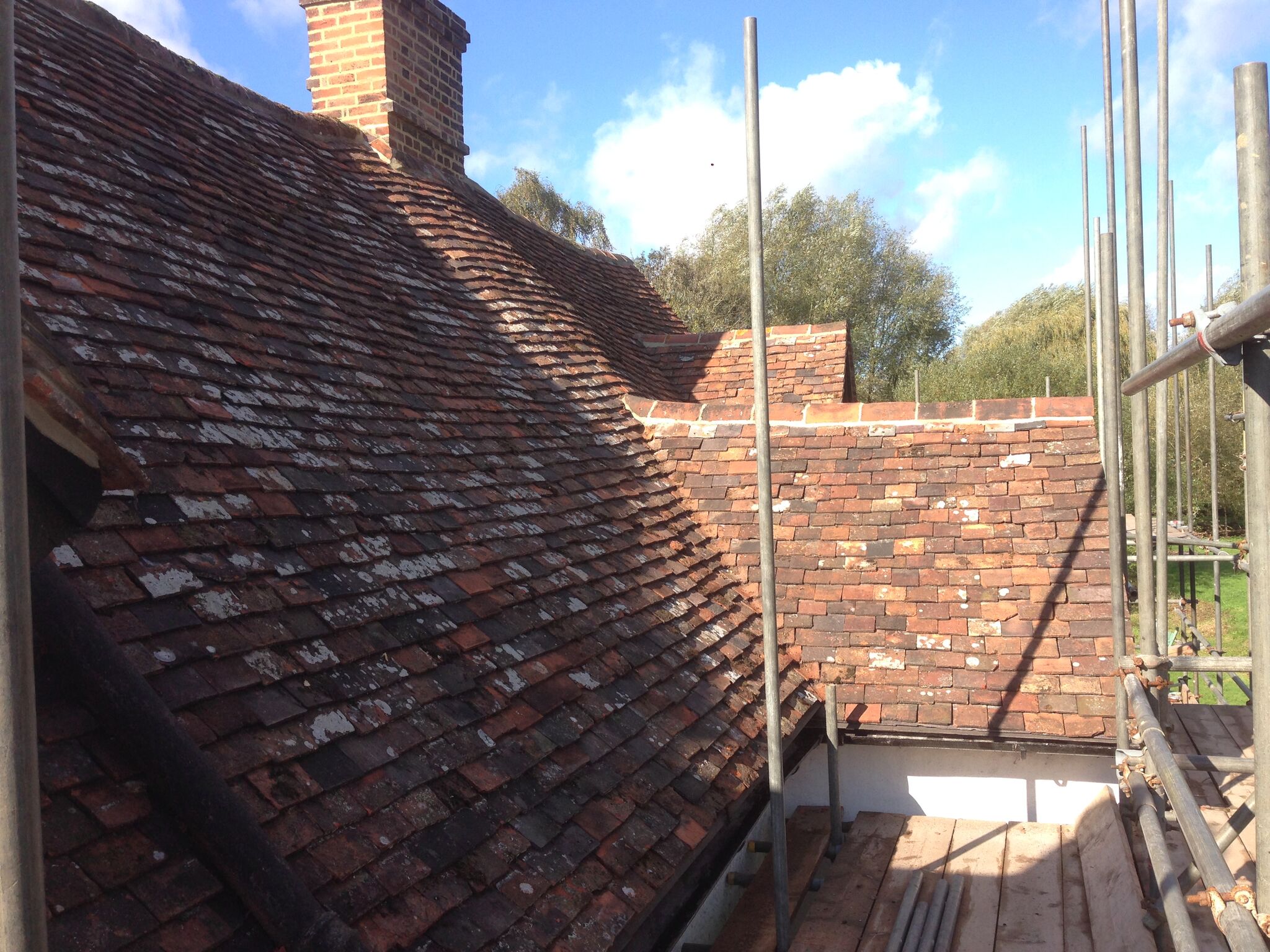 Finished roof
